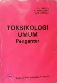 Toksikologi Umum Pengantar