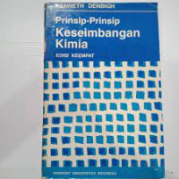 Prinsip-prinsip Keseimbangan Kimia Edisi  keempat