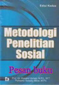 Metodologi Penelitian Sosial Edisi kedua